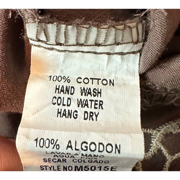 Monoreno Brown Floral Mini Dress - Picture 6 of 6